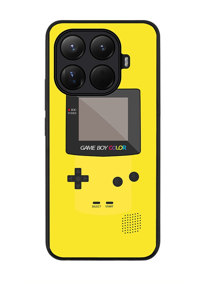 For Xiaomi 15T Pro Case,Slim fit Camera Protection, Shockproof Thin Phone cover  - Gameboy Color - Yellow